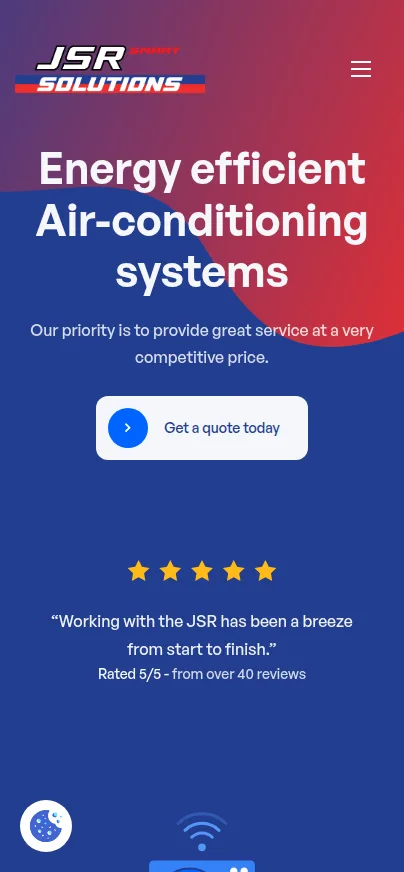 JSR Solutions — изглед на телефон