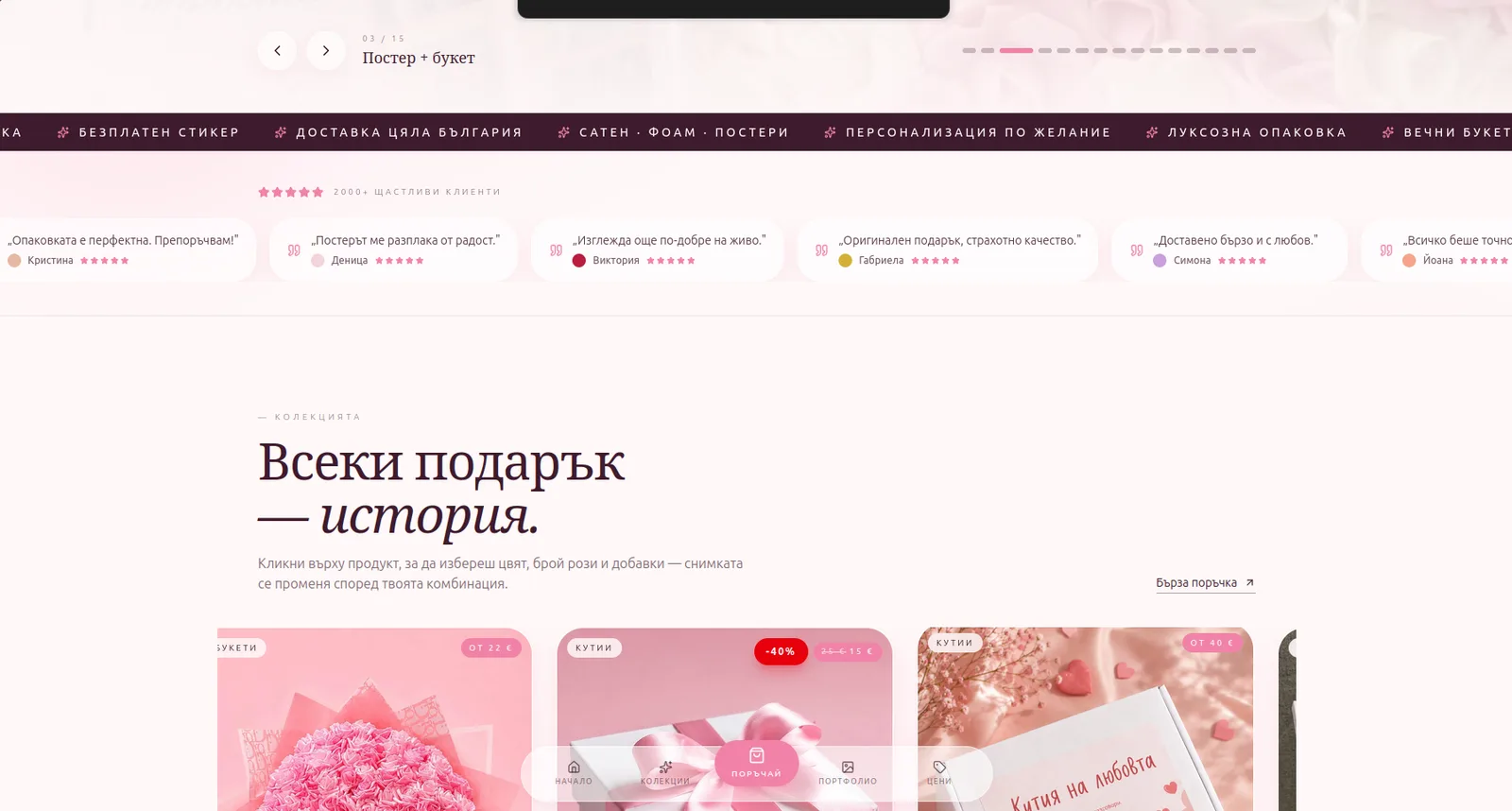 Pretty Gifts — отзиви на клиенти и началото на колекцията